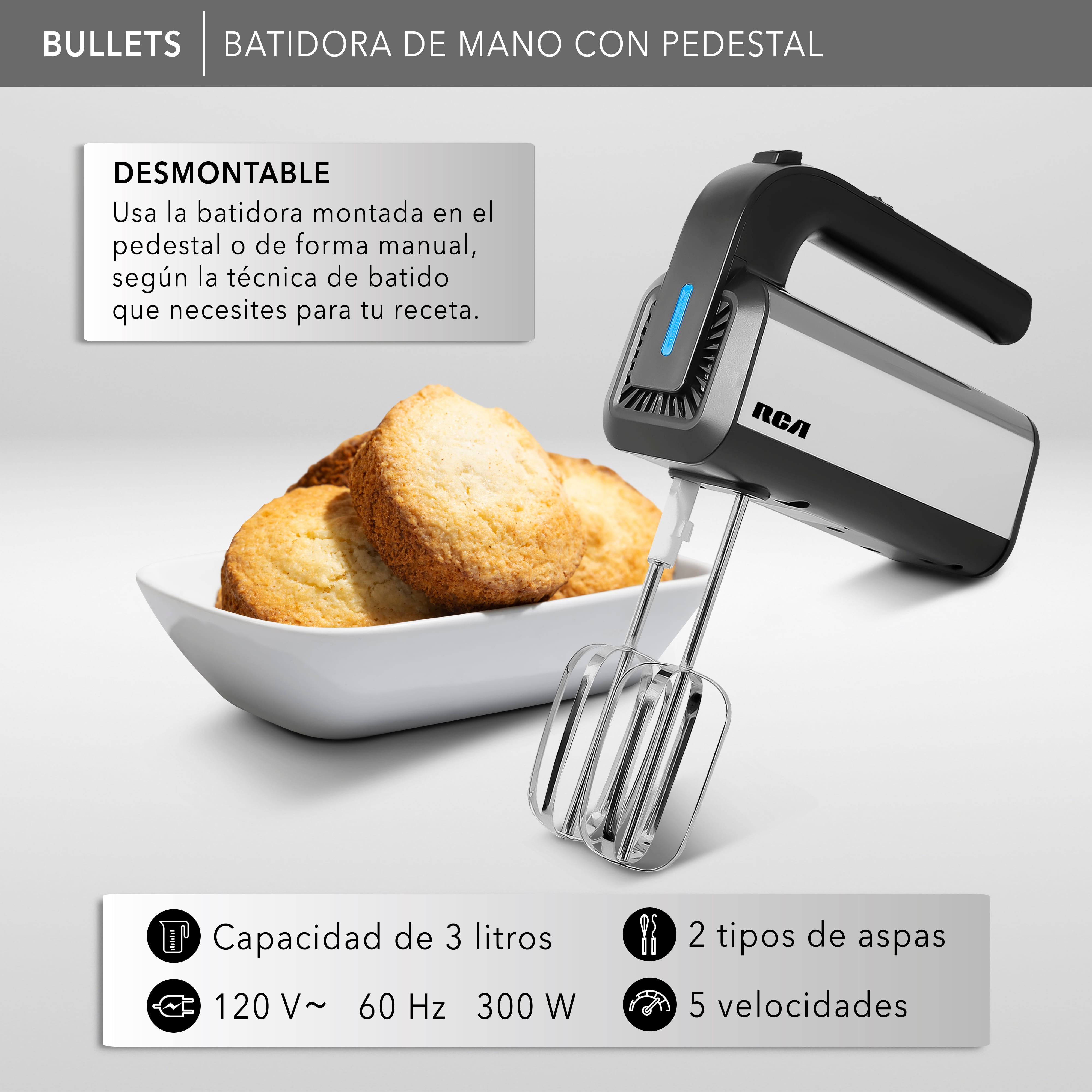 Batidora de Mano con Pedestal RC-70