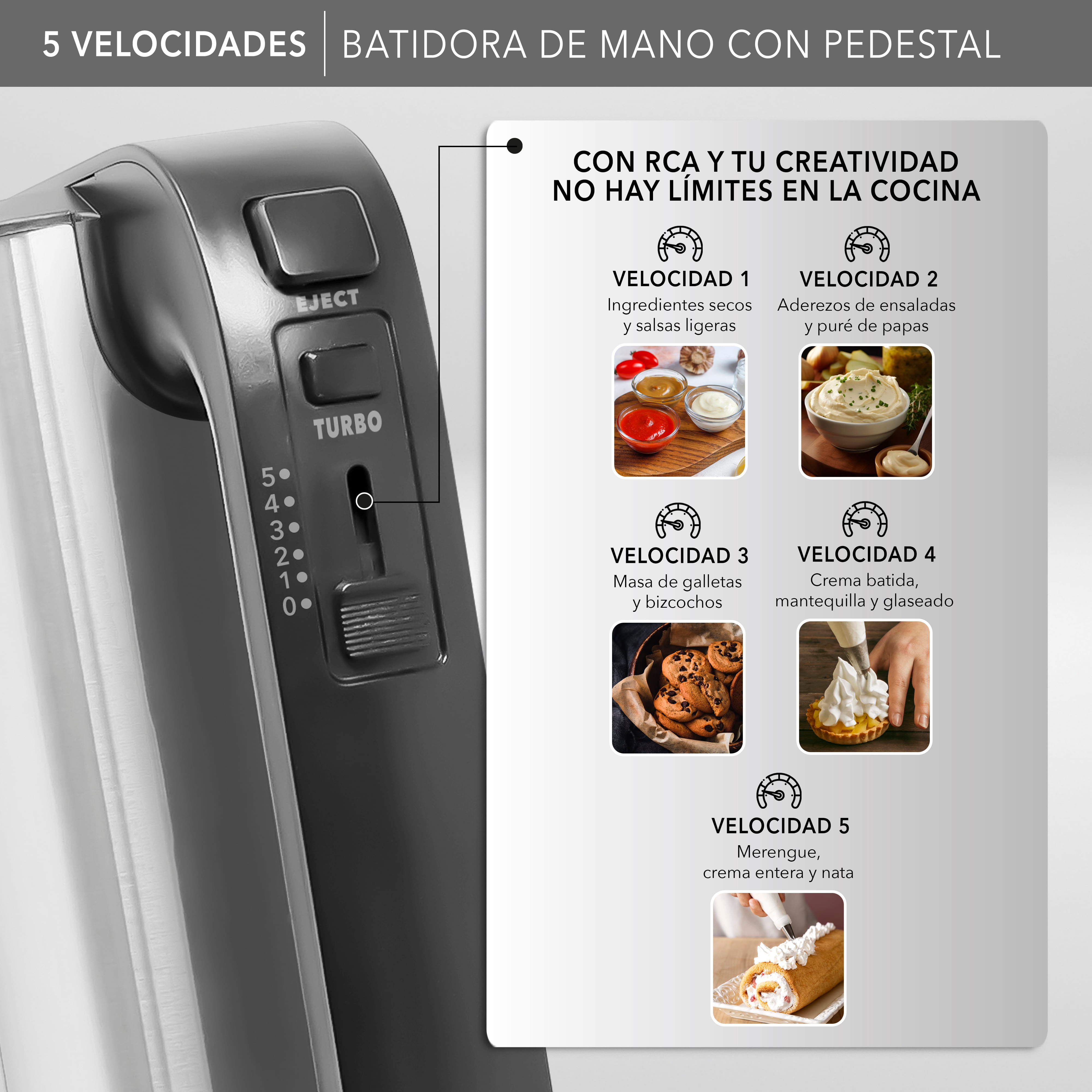 Batidora de Mano con Pedestal RC-70