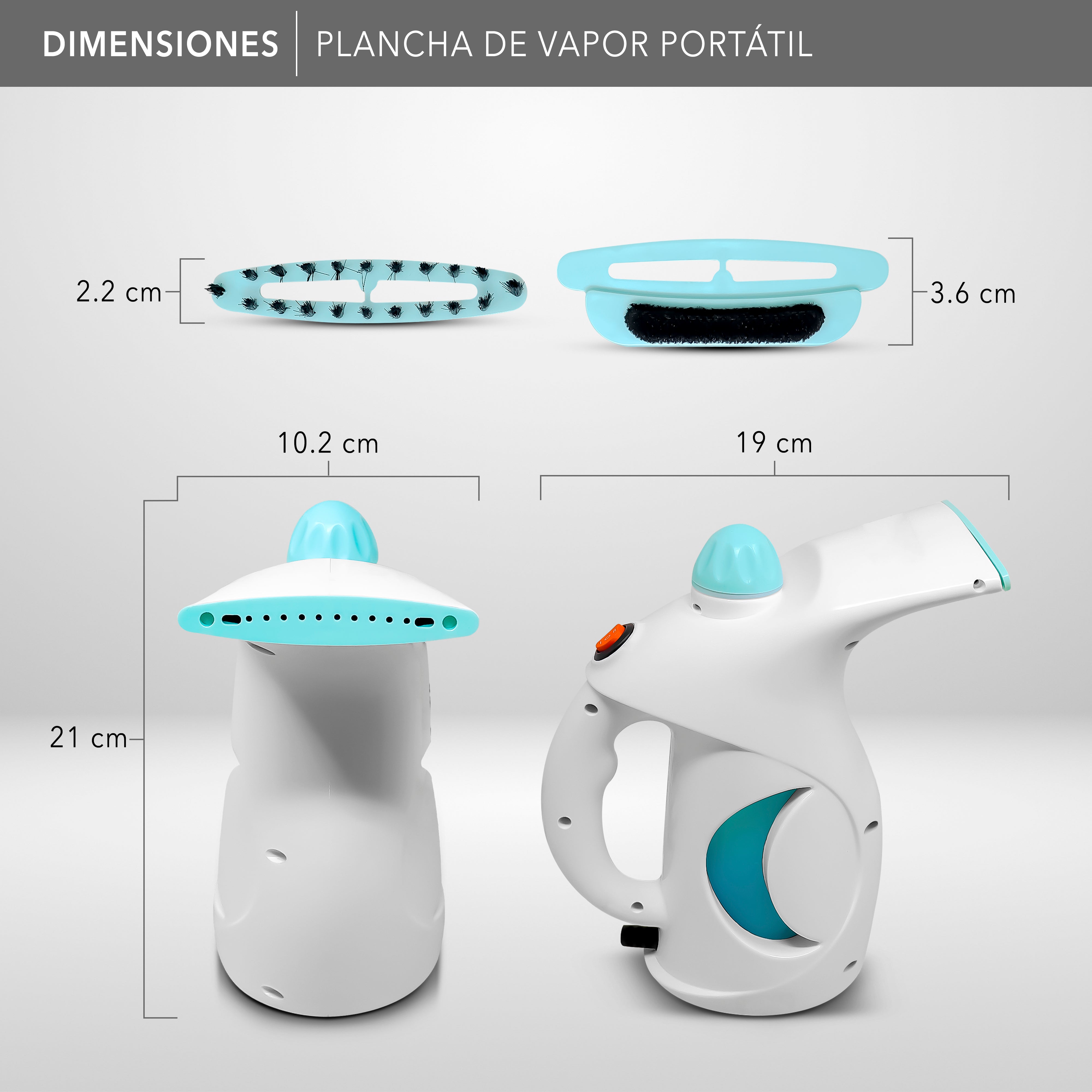Plancha de Vapor Portátil RC-929