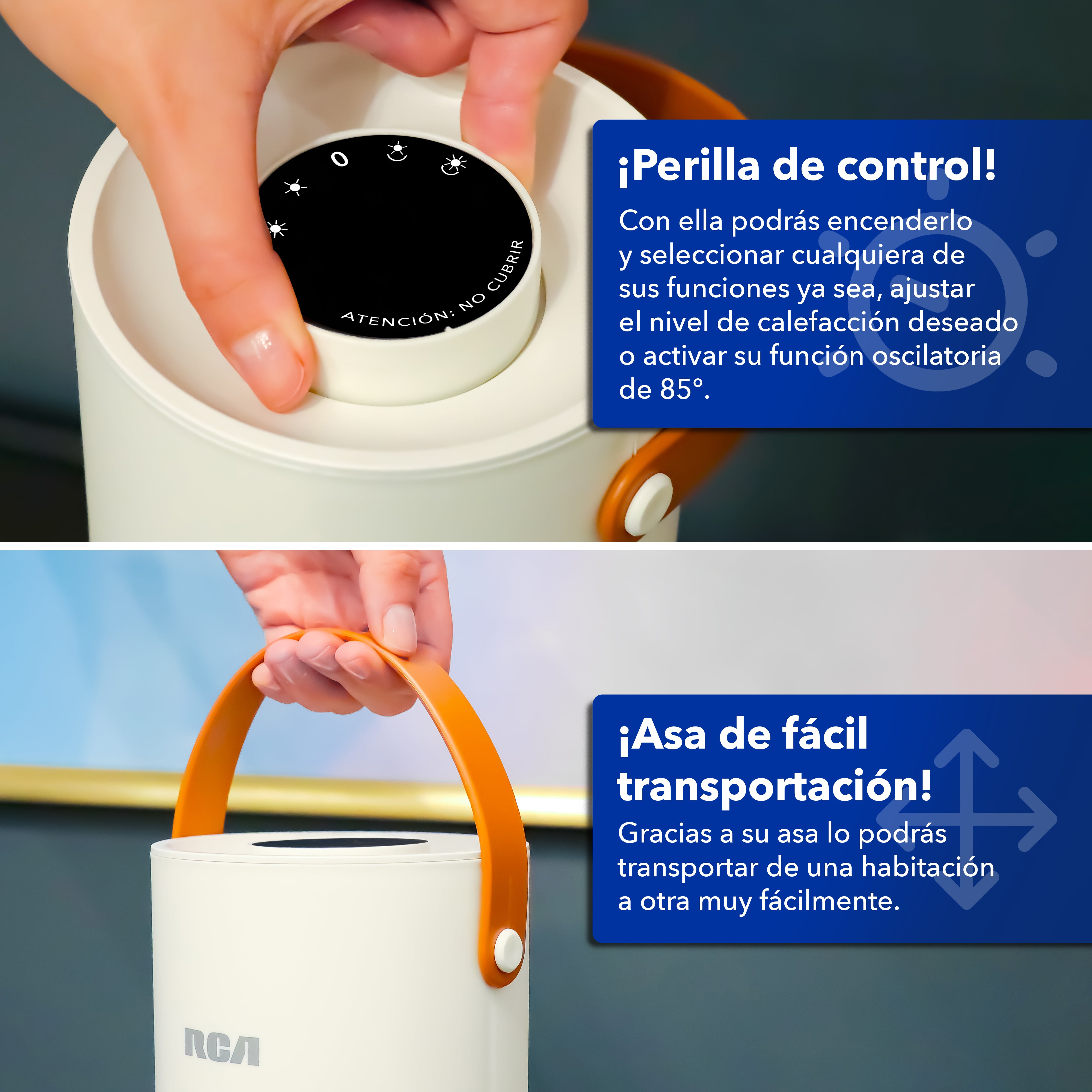 Calefactor de Fibra de Carbono RC-H10