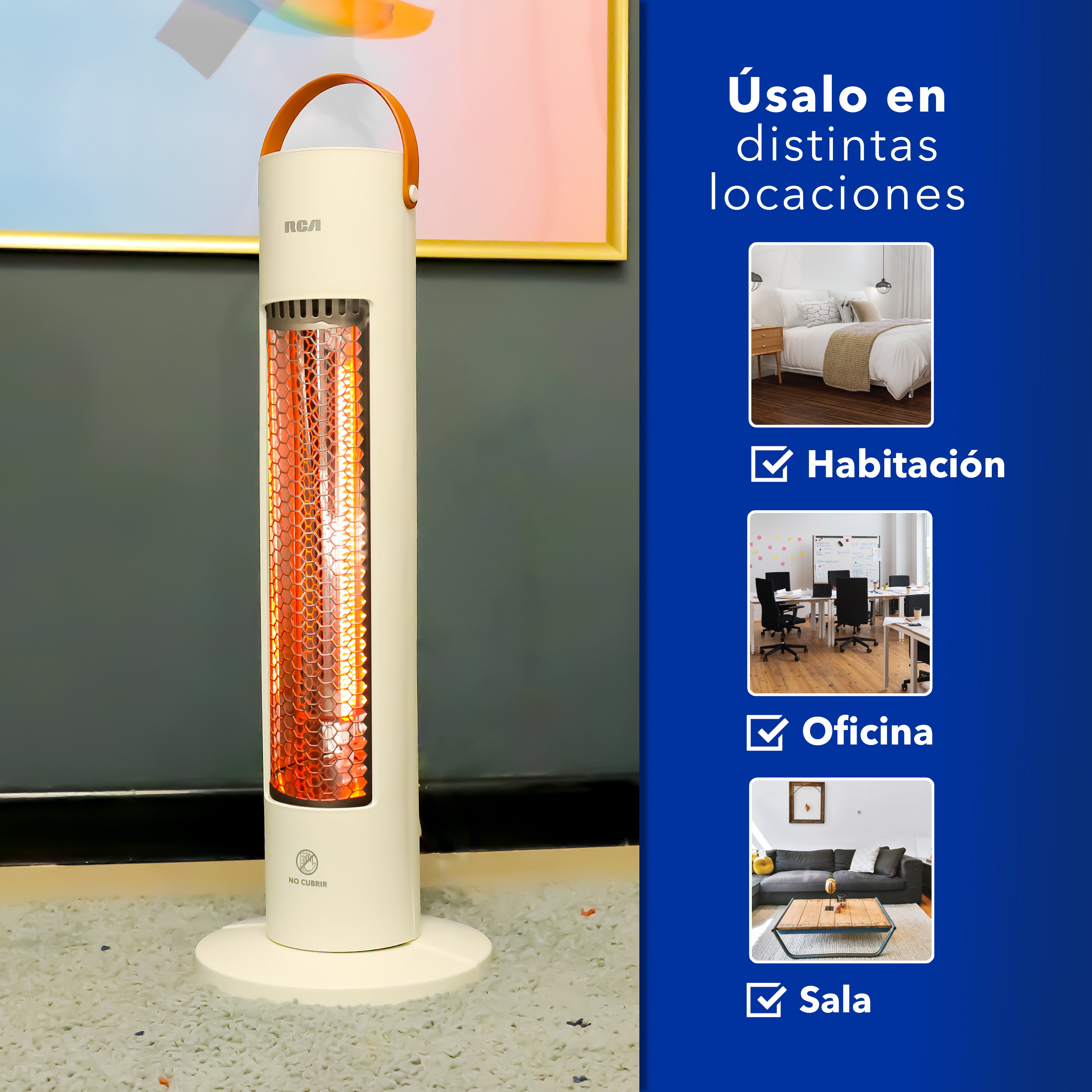 Calefactor de Fibra de Carbono RC-H10